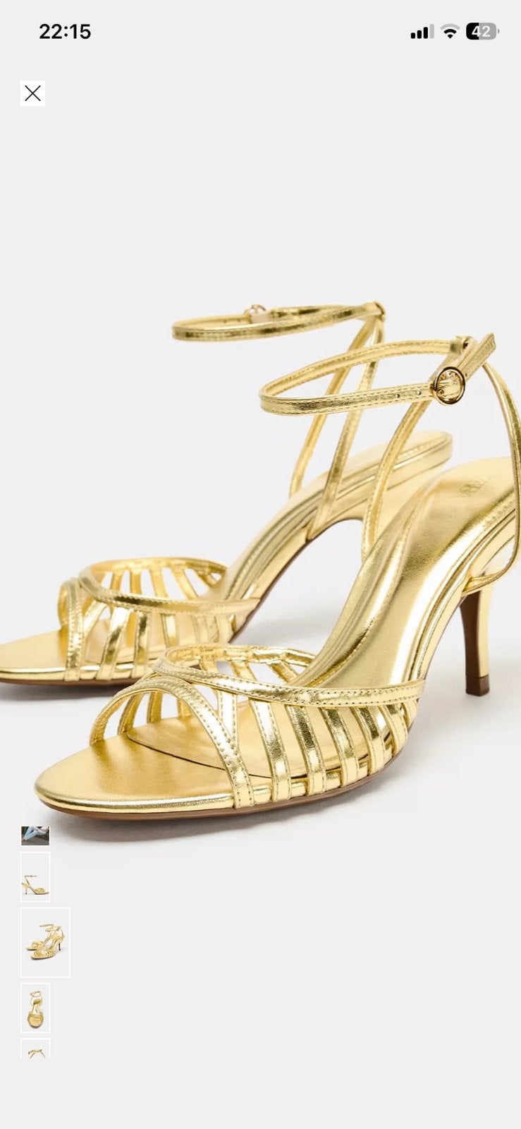 Zara gouden schoenen maat 40 nagenoeg nieuw!, Kleding | Dames, Schoenen, Ophalen of Verzenden