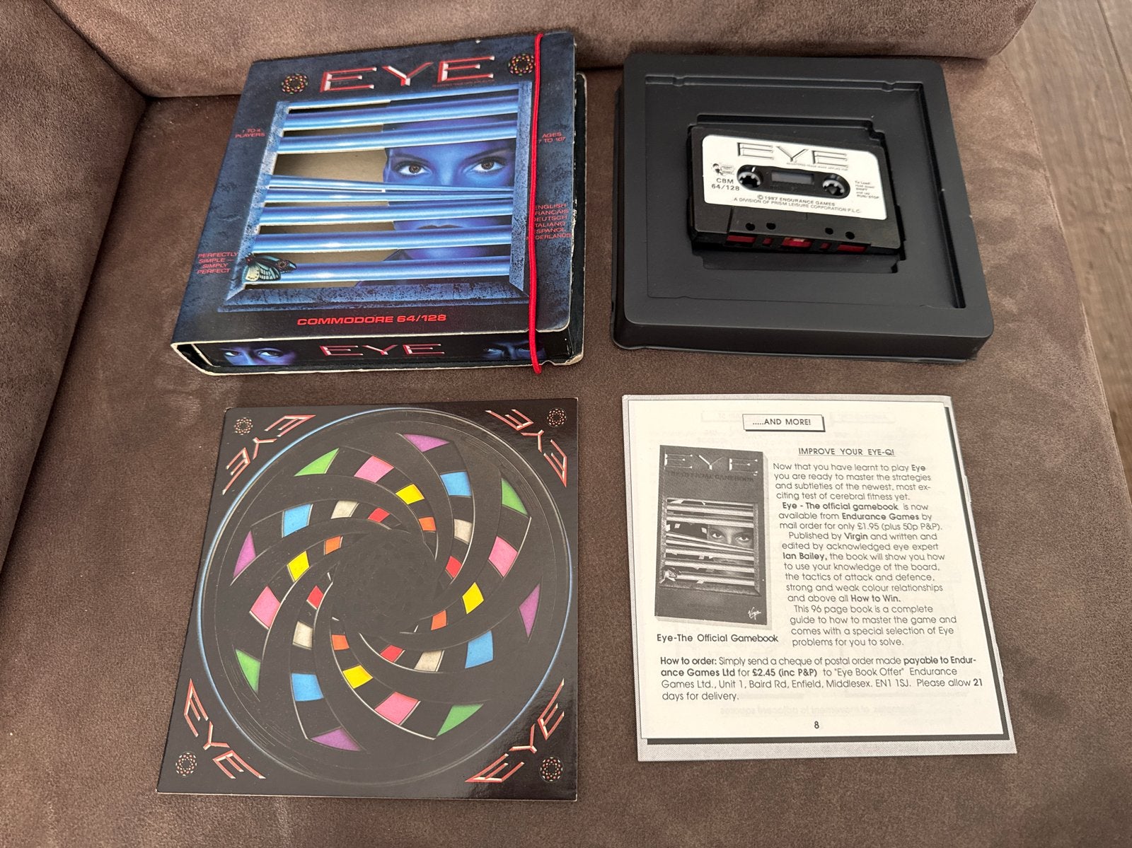 EYE Commodore 64/128 - Vintage Computerspel, Spelcomputers en Games, Overige genres, 1 speler, Ophalen of Verzenden, Zo goed als nieuw
