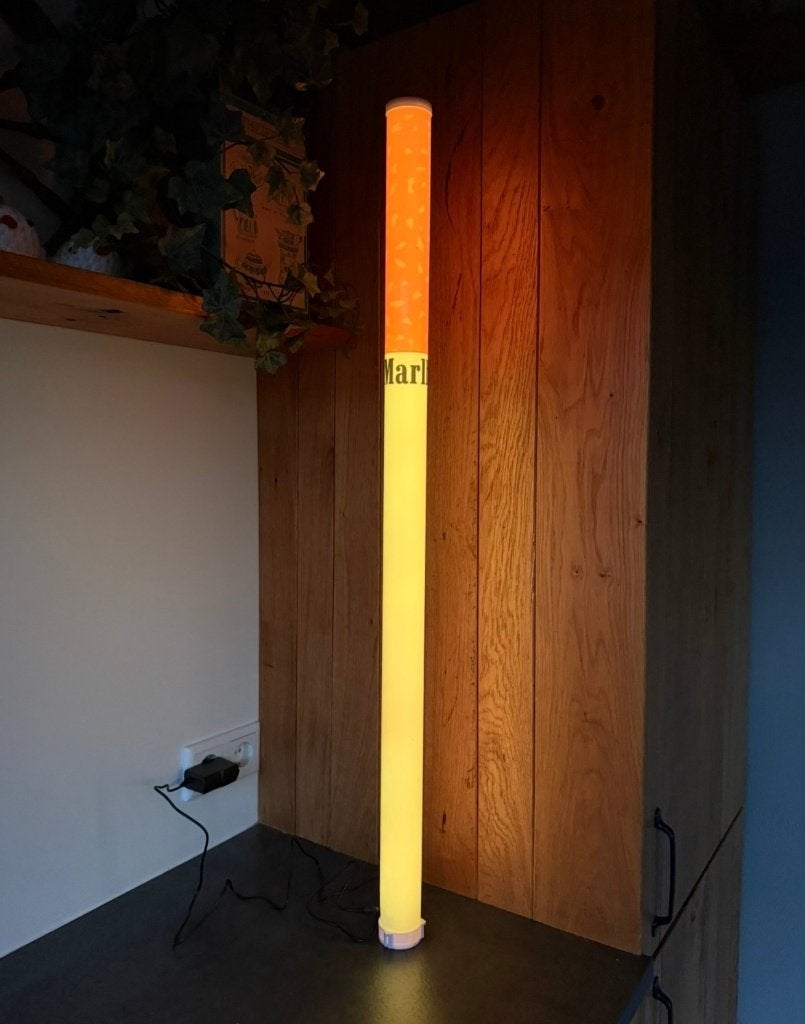 Marlboro Sigaret lamp, Huis en Inrichting, Kunststof, Verzenden, Nieuw, Minder dan 100 cm