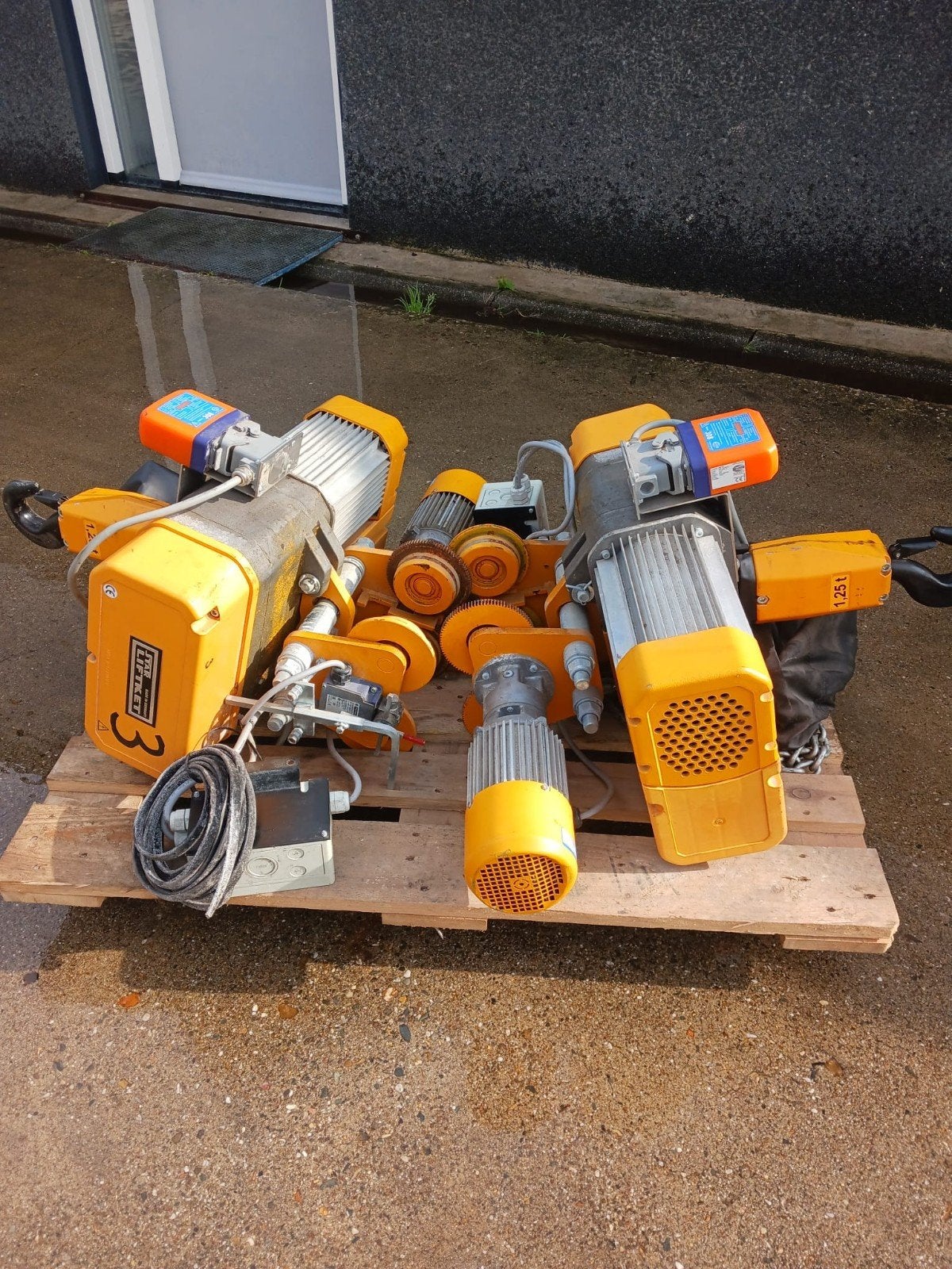 Kettingtakels, Ophalen, Gebruikt, Elektrisch
