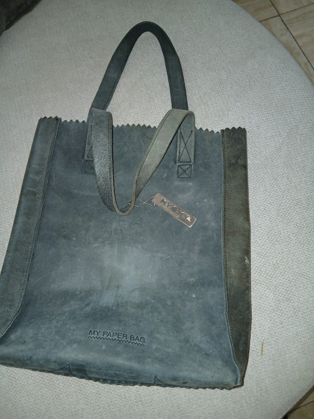 My Paper Bag Shopper - Donkergrijs, Ophalen of Verzenden
