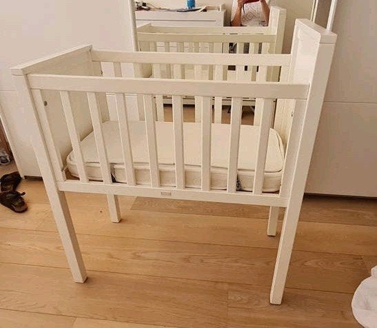 40x80 Kinderwiegje met matras en Aerosleep beschermer, Ophalen, Gebruikt, Wieg