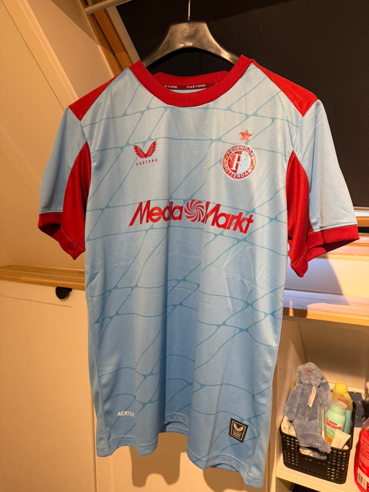 Feyenoord shirt Hadj Mousa uitshirt derde shirt 2025/26, Maat XL, Verzenden, Nieuw, Shirt