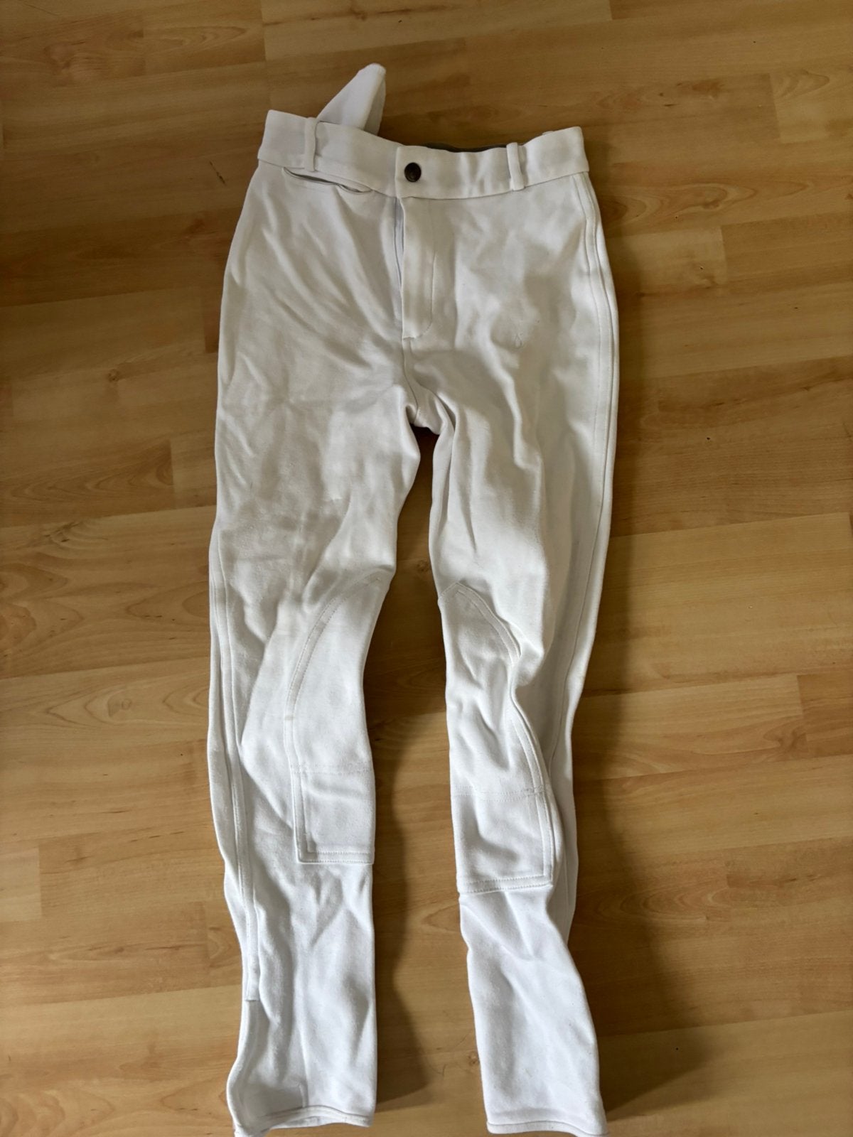 Witte kinderpaardrijbroek, Dieren en Toebehoren, Paardrijkleding, Ophalen, Gebruikt, Kinderen, Dressuur