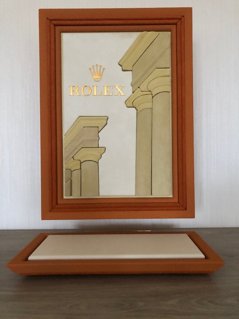 Origineel Rolex shop window display, Ophalen, Zo goed als nieuw, Overige materialen, Rolex
