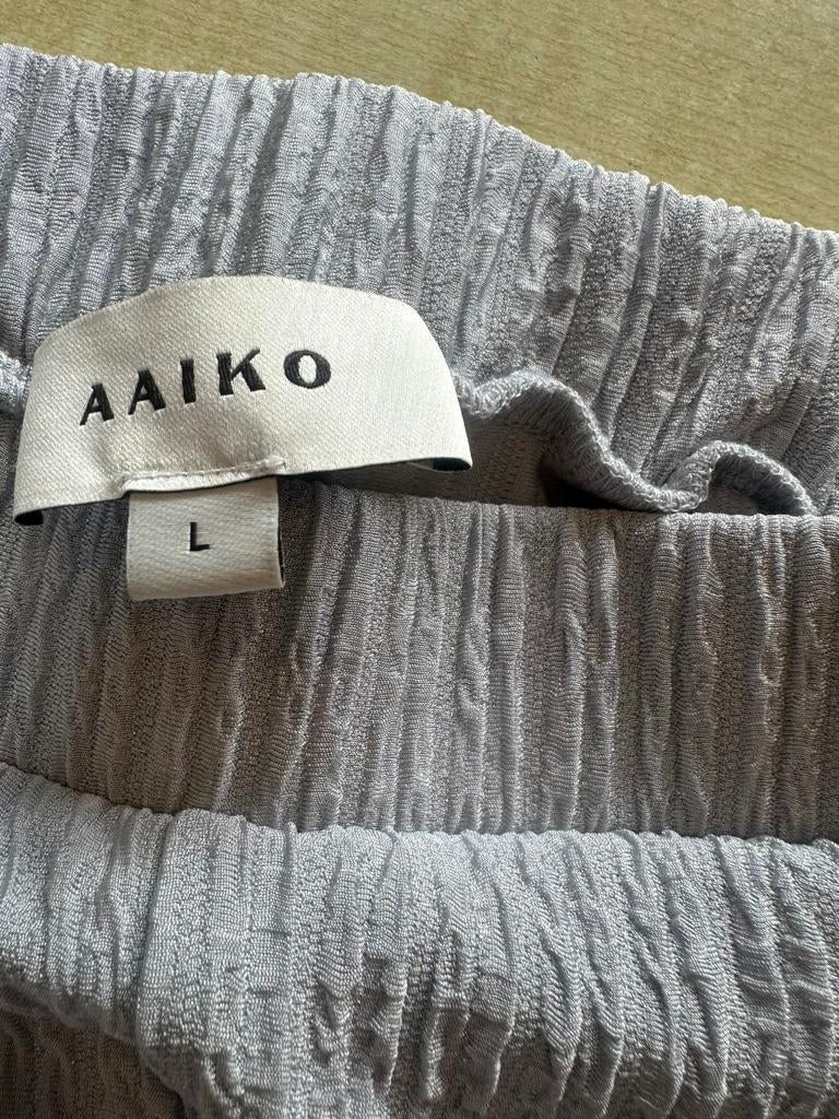 AAIKO BROEK L, Maat 38/40 (M), Ophalen of Verzenden, Zo goed als nieuw, Grijs