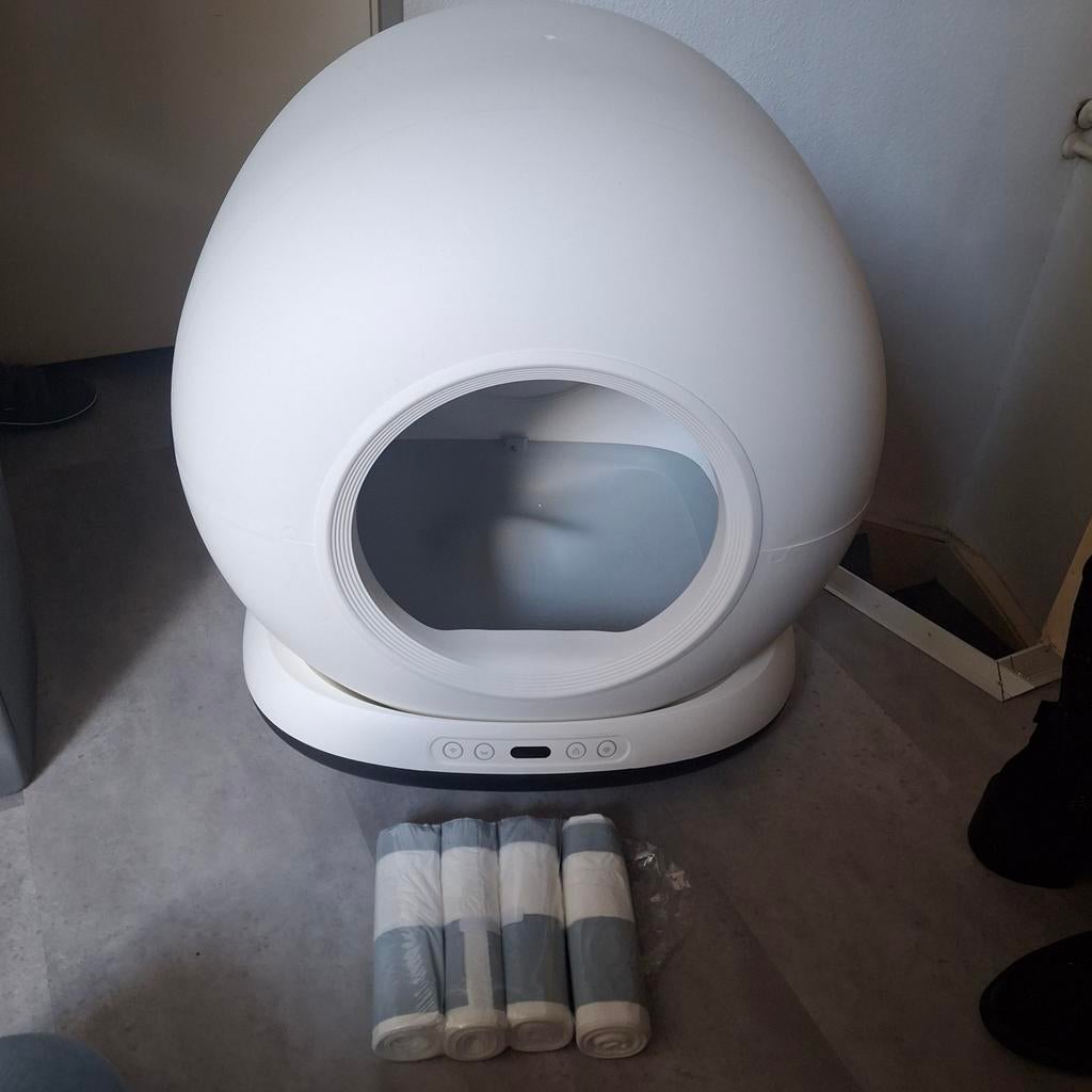 Zedar K1200 automatische kattenbak gereserveerd, Ophalen, Zelfreinigend, Gebruikt, Open