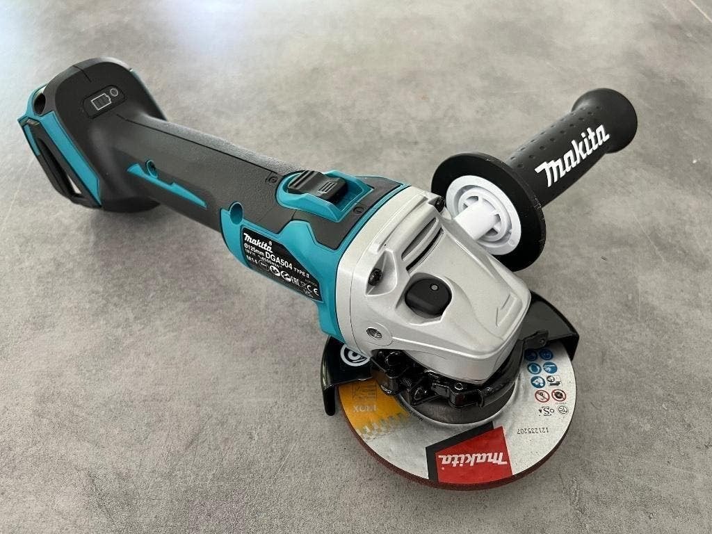 MAKITA 18V HAAKSE SLIJPER DGA504ZJ 125mm BRUSHLESS SLIJPTOL, Doe-het-zelf en Verbouw, Gereedschap | Slijpmachines, Ophalen of Verzenden
