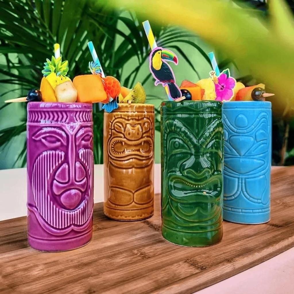 Tiki bekers - Cocktail glazen - Woonaccessoires - Bekers