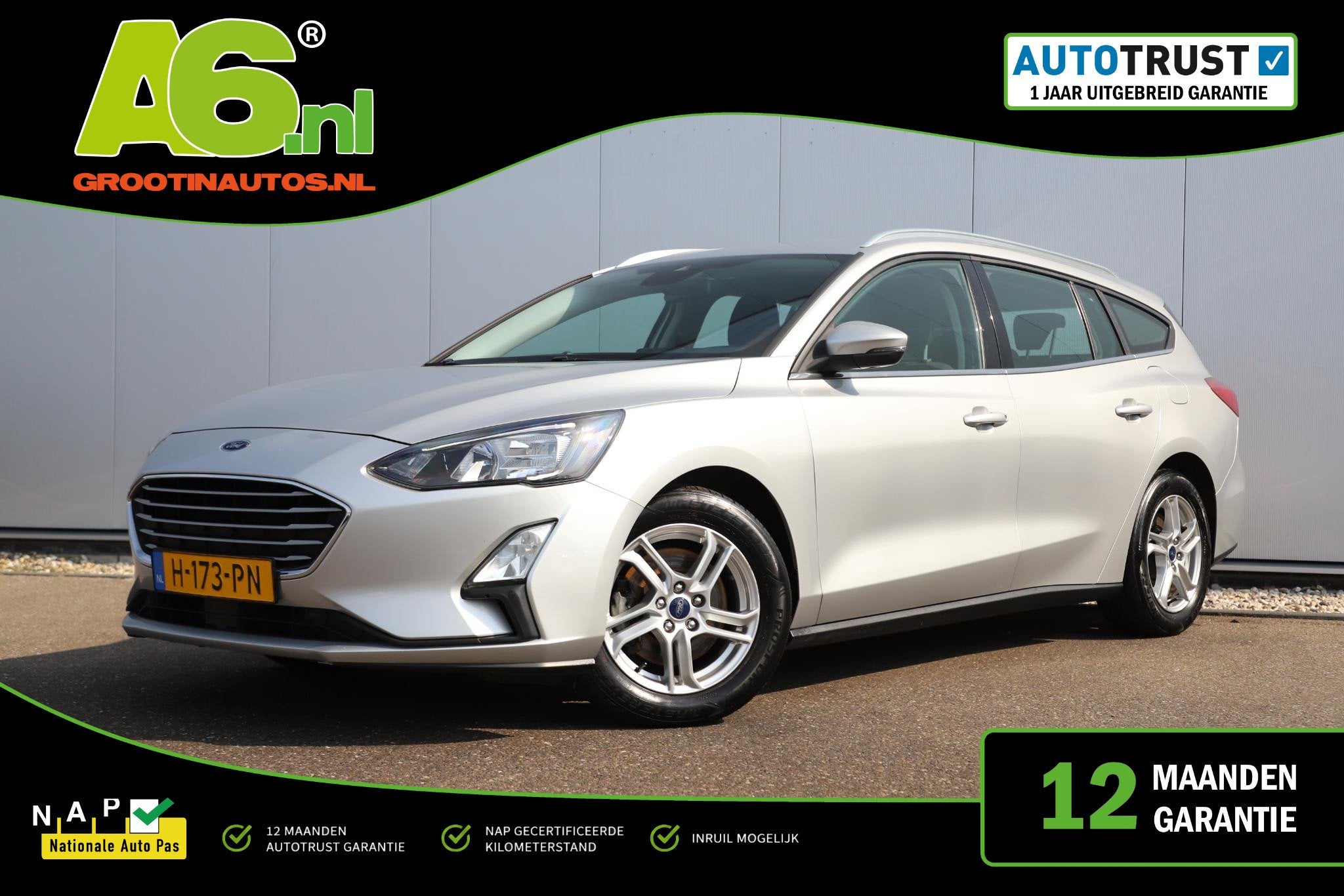 Ford Focus Wagon 1.0 EcoBoost Trend Edition Business 16 inch, Auto's, Gebruikt, Met garantie (alle), 1283 kg, Origineel Nederlands