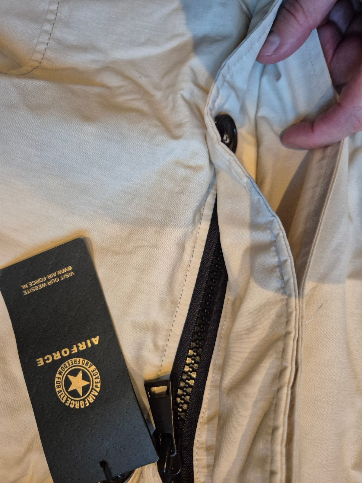 Airforce Parka - Nieuw met labels xl, Airforce, Beige, Maat 46/48 (XL) of groter, Nieuw