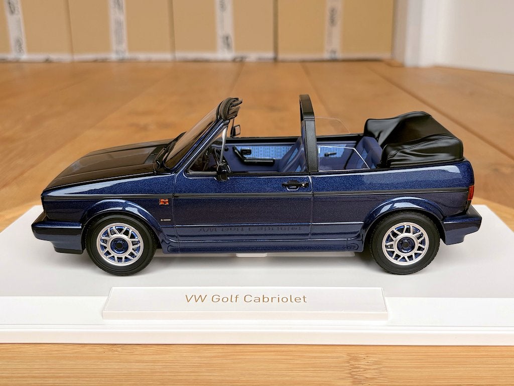 Volkswagen Golf 1 Cabrio Quartett blauw 1:18 Norev VW nieuw, Ophalen of Verzenden, Nieuw, Auto, Norev