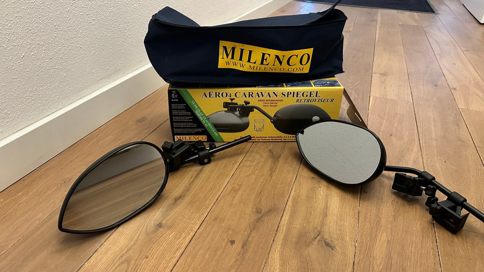 MILENCO aero4 caracan spiegels, Caravans en Kamperen, Ophalen, Nieuw