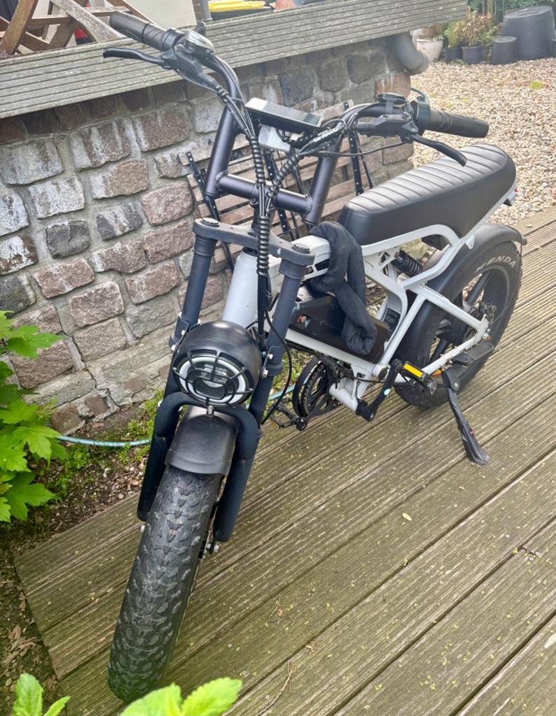Fatbike La Souris E-father V20 Pro Nardo Grey, Gebruikt, 59 cm of meer, 50 km per accu of meer, Ophalen