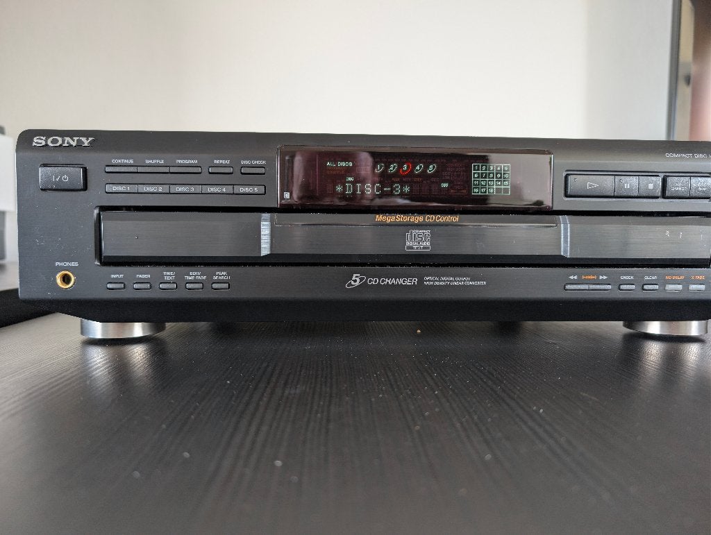 Sony 5-CD wisselaar MegaStorage met AB (CDP-CE535), Audio, Tv en Foto, Ophalen, Gebruikt, Sony, Wisselaar