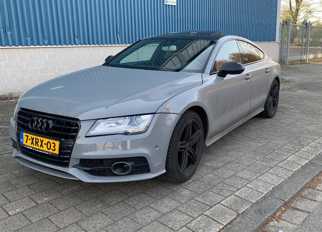 Audi A7 3.0TDI Quattro Nardo Grey RS7 look - Luchtvering, Auto's, Audi, 2000 kg, 4 stoelen, Bedrijf, Diesel