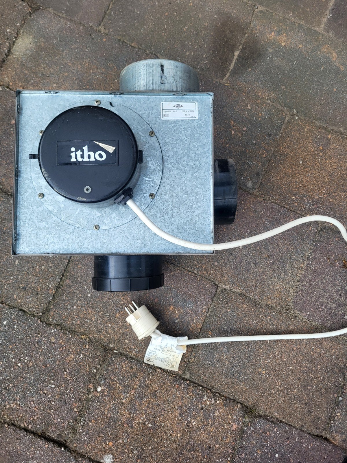 Itho CVE 56K ventilatiebox ventilatie box, Ophalen of Verzenden, Gebruikt, Ventilator en Afzuiger