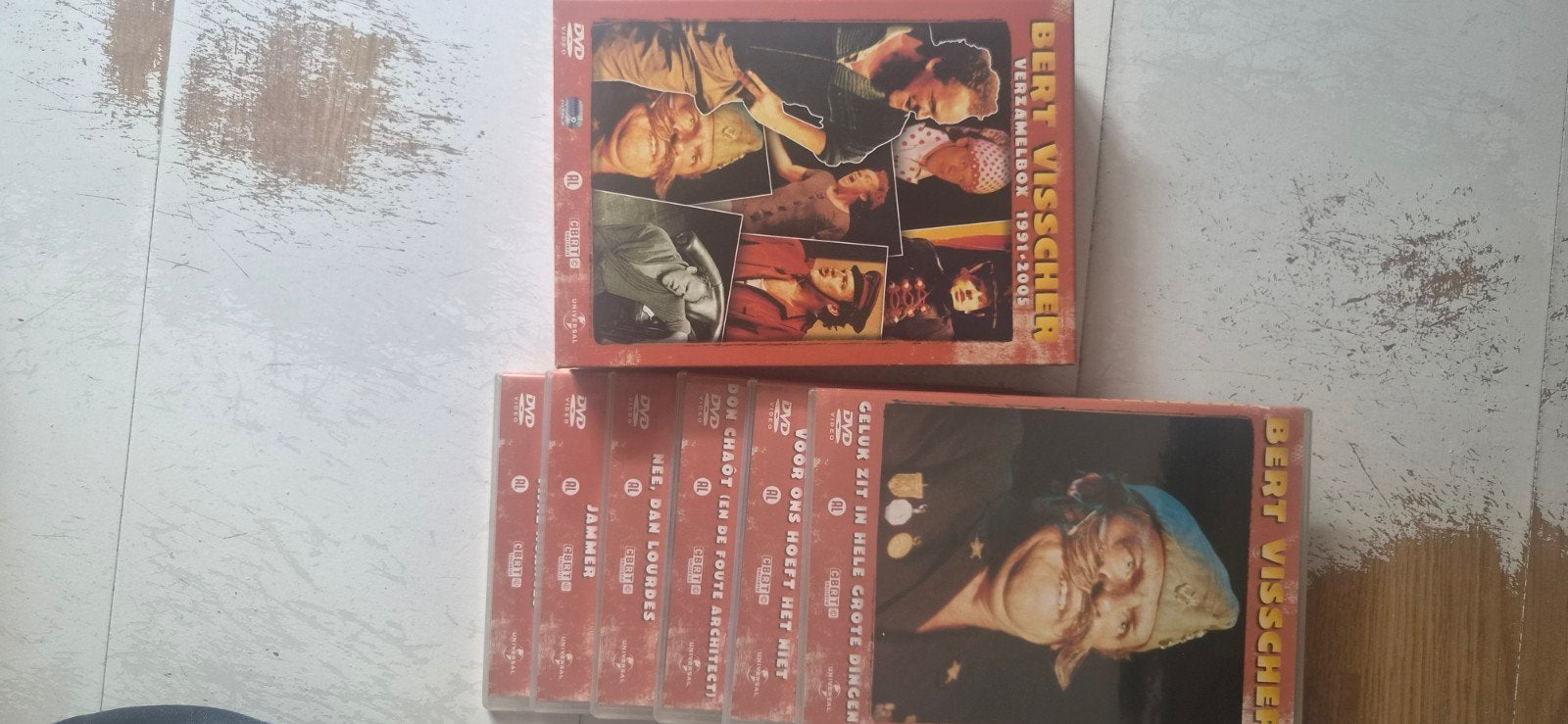 Bert Visscher DVD Boxset - Verzamelbox 1991-2005, Ophalen, Bert Visscher, Gebruikt, Alle leeftijden