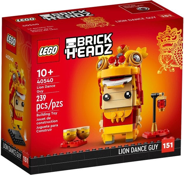 Lego Brickheadz Lion Dance Guy nr 40540, Lego, Lego, BrickHeadz, Lego