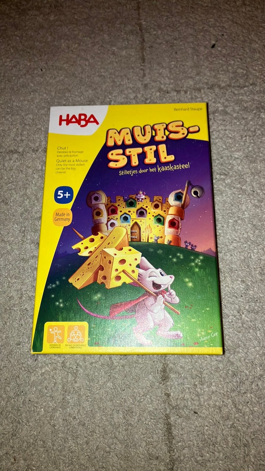 HABA spel Muisstil (5+), Hobby en Vrije tijd, Een of twee spelers, Ophalen of Verzenden, Gebruikt