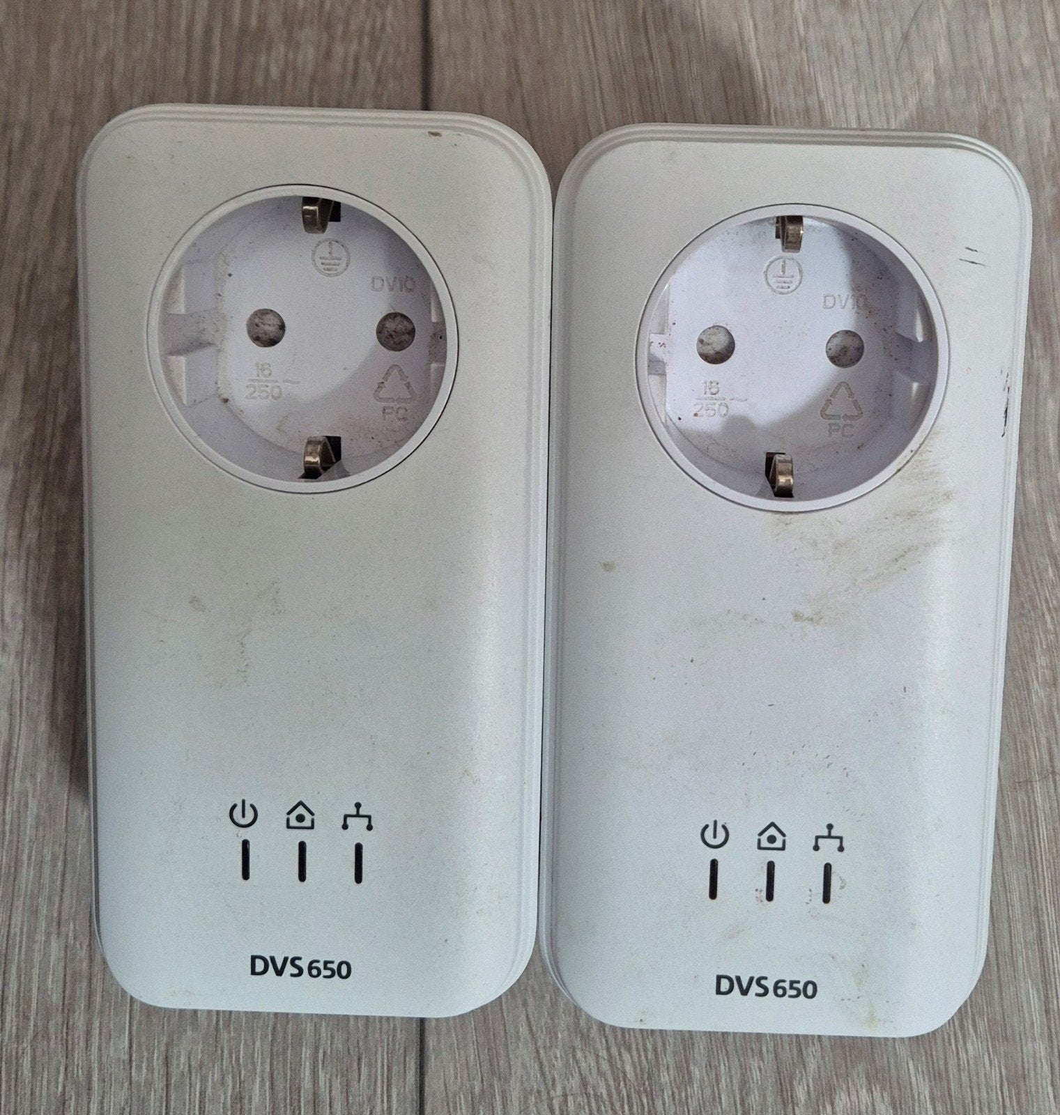 Devolo dLAN 650 Powerline Adapter (2 stuks), Ophalen of Verzenden, Gebruikt, Devolo