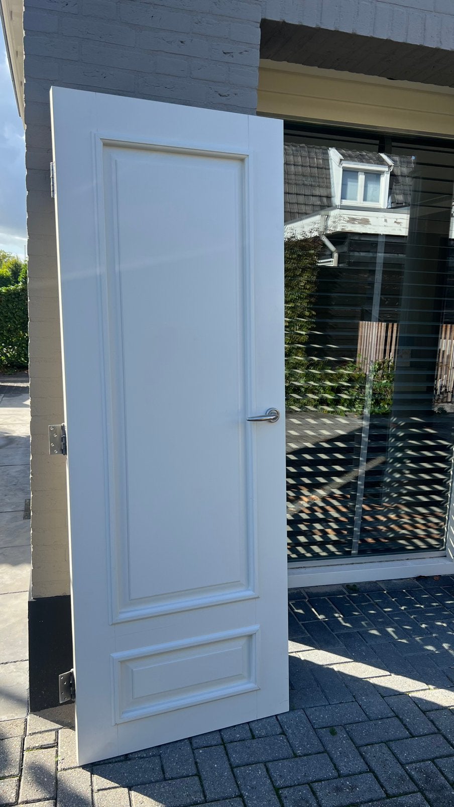 Massief houten deur, Doe-het-zelf en Verbouw, Ophalen, Minder dan 80 cm, Binnendeur, Zo goed als nieuw
