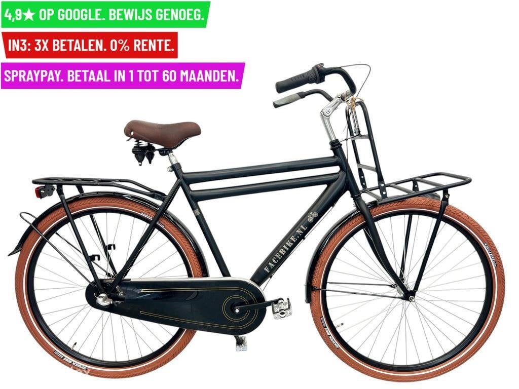 Herenfiets Facebike NL 29"/58cm/3ver - Garantie/Levering, Fietsen en Brommers, Fietsen | Heren | Herenfietsen, Overige merken