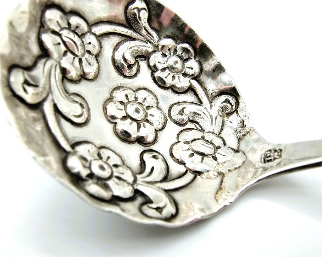 Friese roomlepel, K. Djurrema uit Dokkum, ca. 1780, Verzenden, Zilver