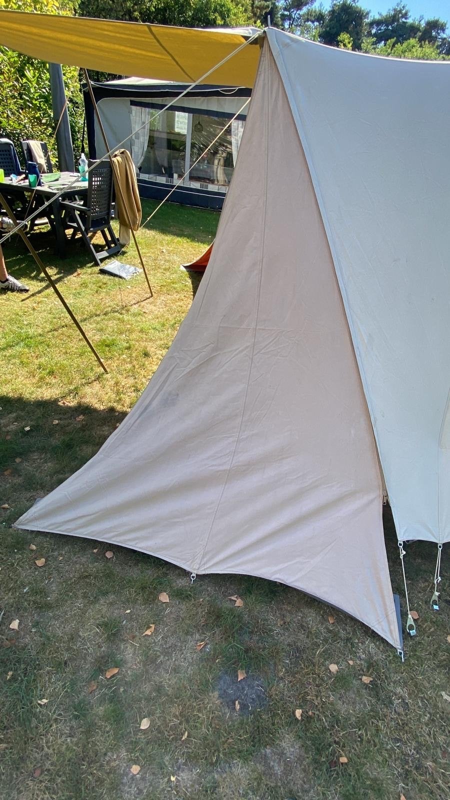 De Waard tent Jan van Gent compleet met binnentent, Caravans en Kamperen, Tenten, Ophalen, Gebruikt, Tot en met 4