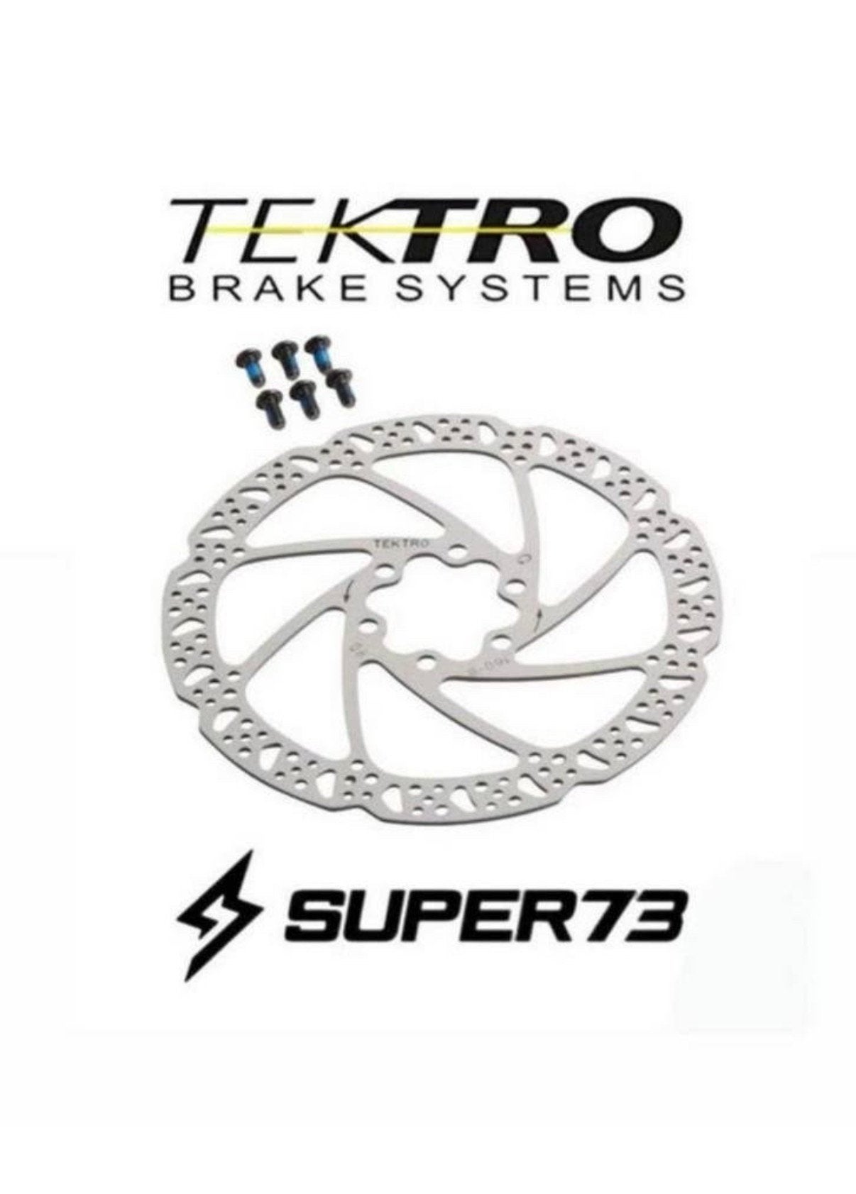 TEKTRO BRAKE DISC160mm / 180mm / 203mm FOR SUPER73, Ophalen of Verzenden