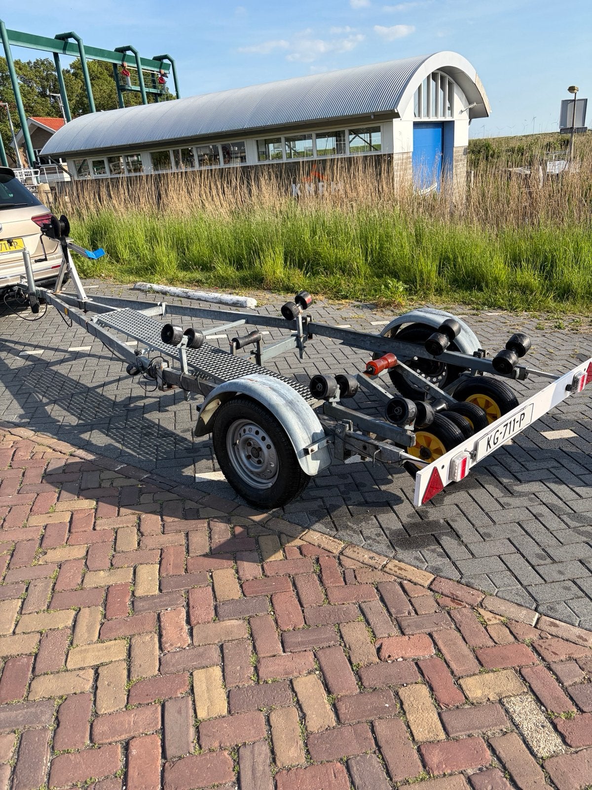 Pega trailer, Ophalen, Zo goed als nieuw, 80 kg of meer