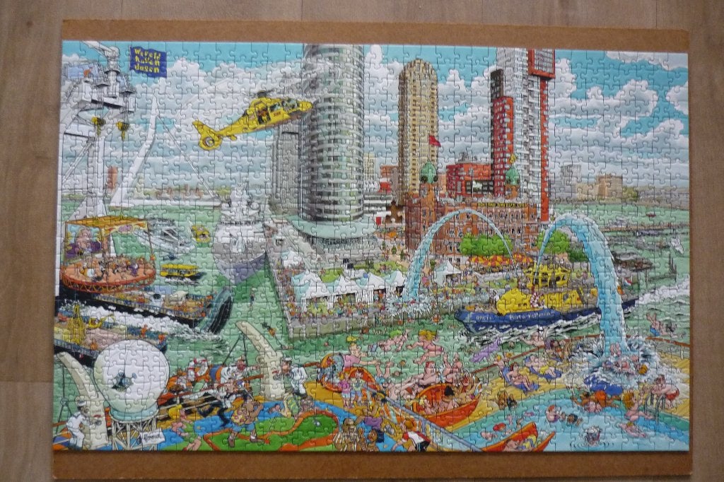 Ravensburger Cities of the world '' ROTTERDAM '' 925 - 1 st., Hobby en Vrije tijd, Denksport en Puzzels, Ophalen, 500 t/m 1500 stukjes