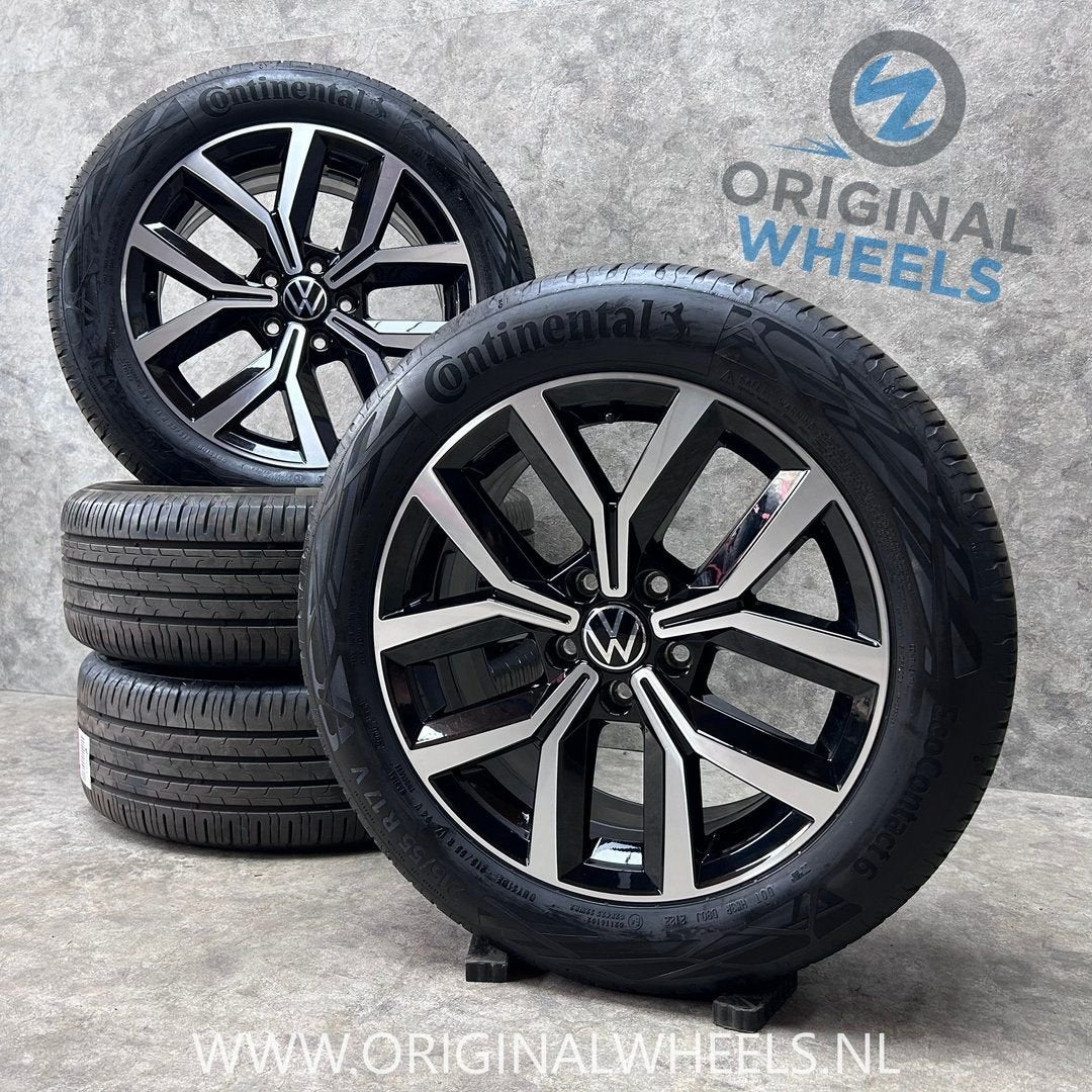 17 inch originele Nivelles velgen + zomerbanden VW Passat, -, -, Banden en Velgen, 17 inch