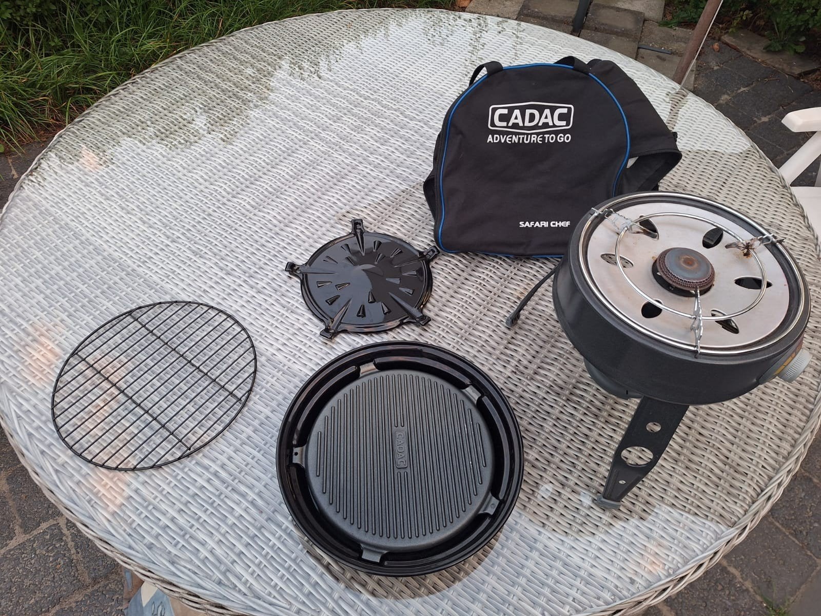 Cadac Safari Chef 2 - Compacte en veelzijdige gasbarbecue, Ophalen, Zo goed als nieuw