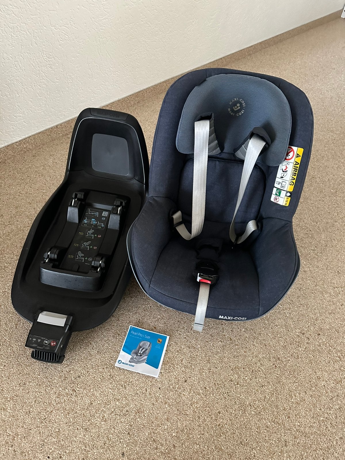 Autostoeltje met basis, Kinderen en Baby's, Autostoeltjes, Ophalen, Gebruikt, 9 t/m 18 kg, Isofix