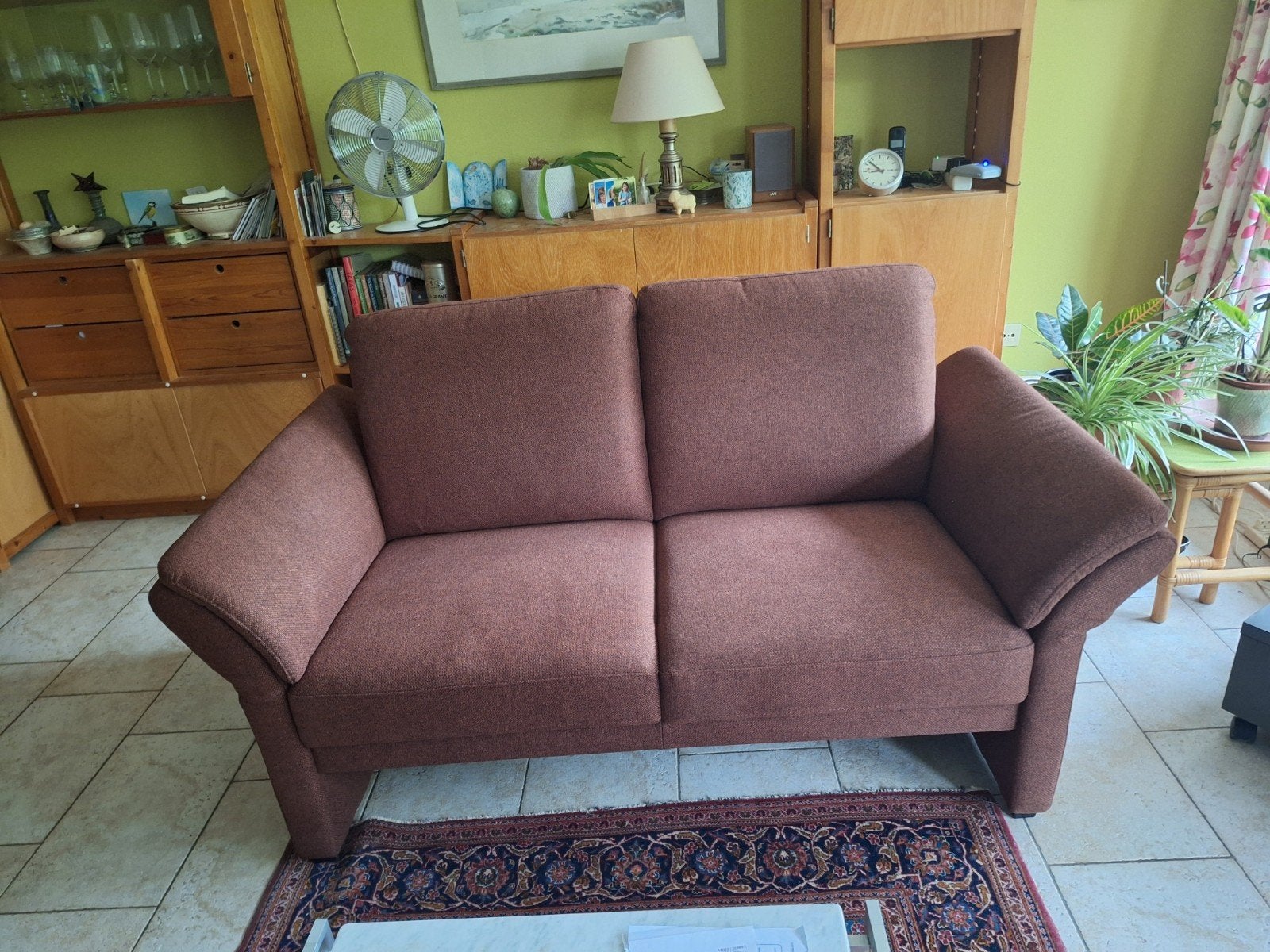 Zo goed als nieuw 2-zits bankje van Velderhof, Huis en Inrichting, Minder dan 75 cm, 150 tot 200 cm, Tweepersoons, Ophalen of Verzenden