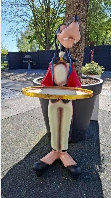Goofy butler disney beeld mancave womencave decoratie, Ophalen of Verzenden, Zo goed als nieuw, Overige typen