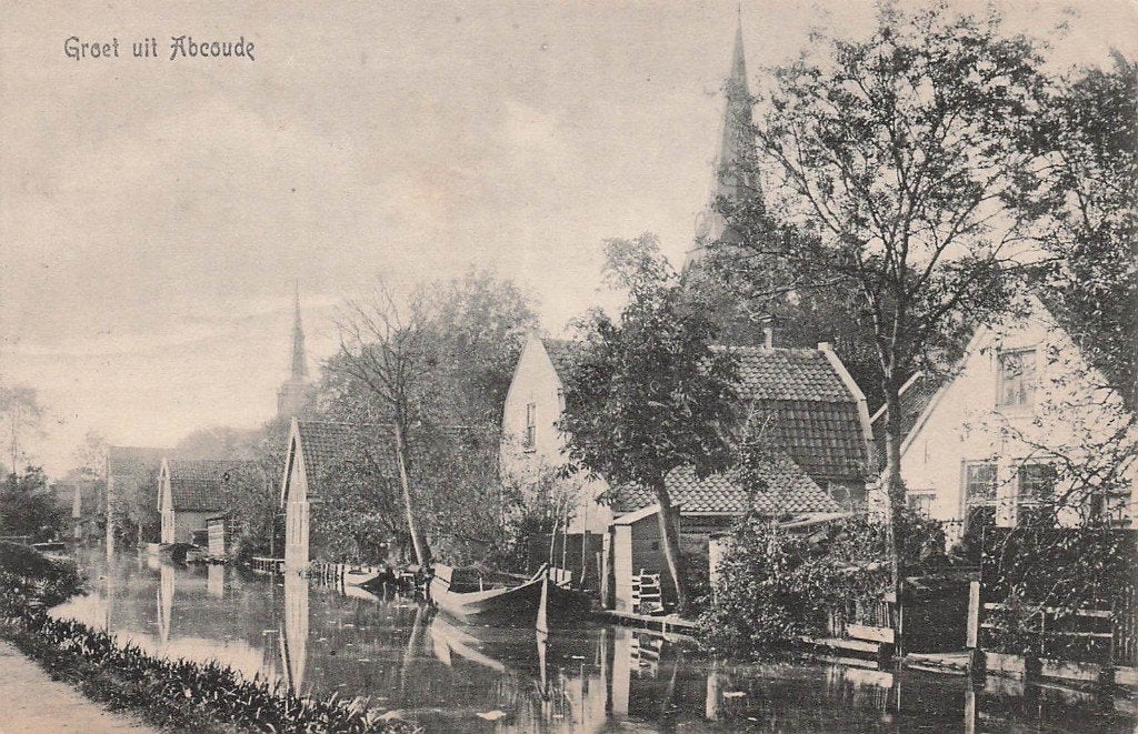 JP307 Abcoude Groet uit 1931, Verzamelen, Ansichtkaarten | Nederland, Verzenden, 1920 tot 1940, Gelopen, Utrecht
