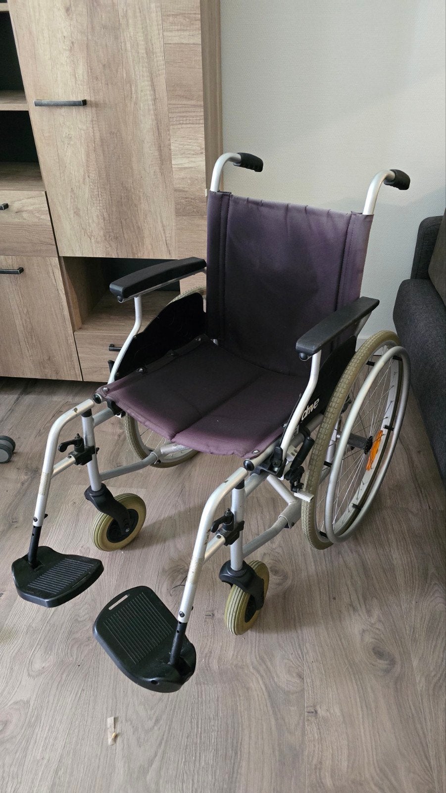 Rolstoel., Diversen, Rolstoelen, Ophalen, Inklapbaar, Zo goed als nieuw, Duwrolstoel