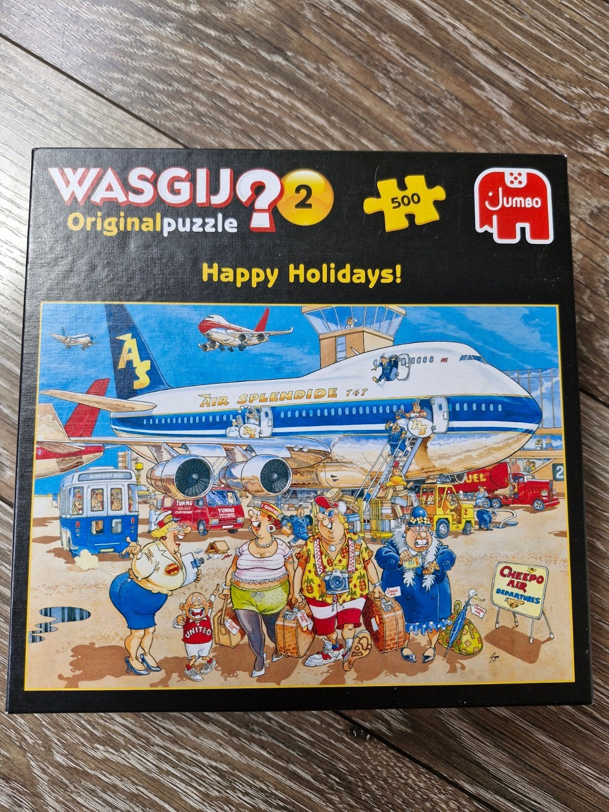 Wasgij Original 2 Happy Holidays! Legpuzzel 500 stukjes, Ophalen, 500 t/m 1500 stukjes, Gebruikt