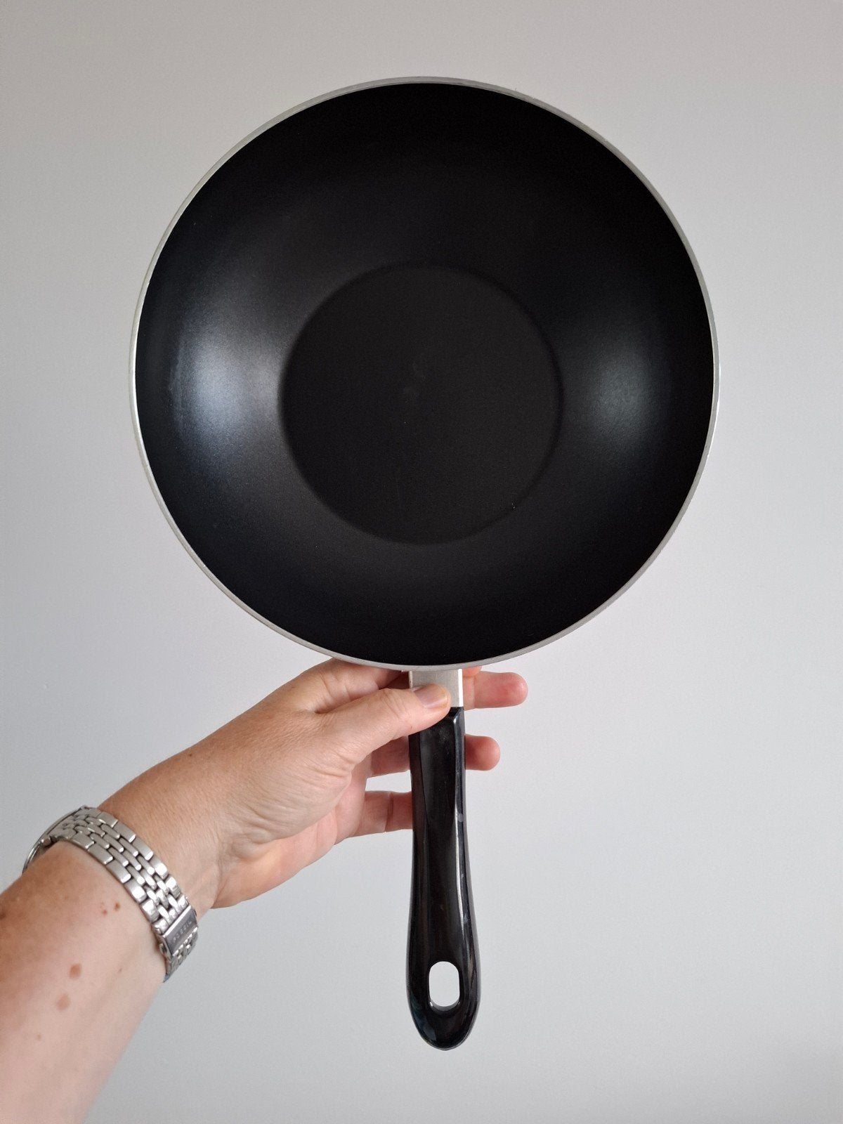 tefal wokpan, Ophalen of Verzenden, Rvs, Geschikt voor inductie, Wok