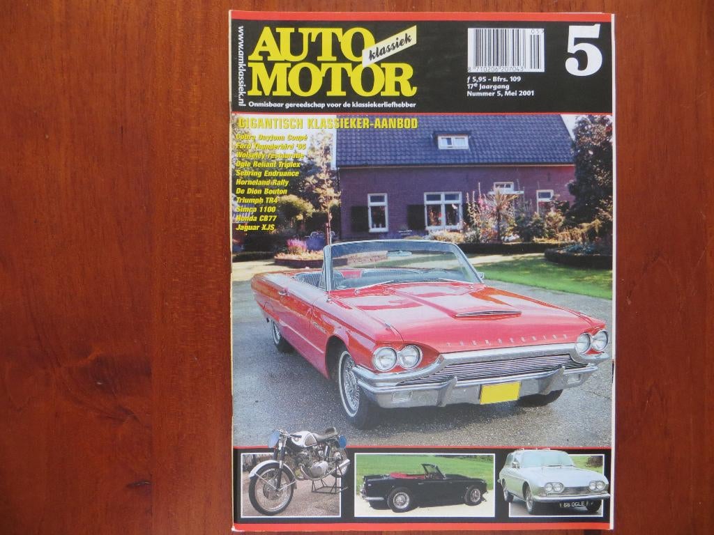 Auto Motor Klassiek 5 2001 TR4, Reliant, XJS, Simca 1100, Ophalen of Verzenden, Nieuw, Overige merken