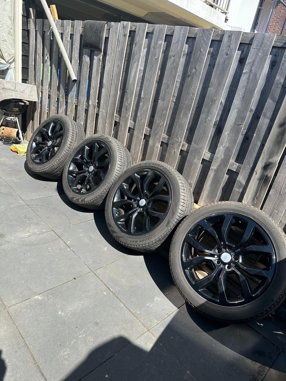 Land Rover Range Rover 21 inch velgen met 4-seizoensbanden, Ophalen, Gebruikt, 275 mm, Banden en Velgen