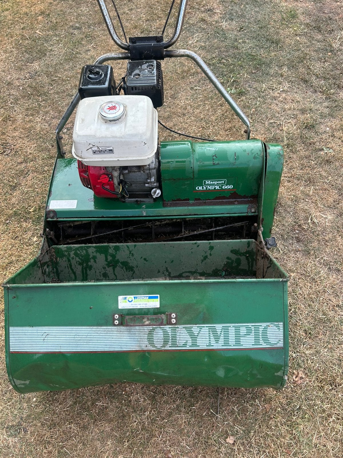 Kooimaaier Masport Olympic 660, Ophalen, Gebruikt, Opvangbak, Benzine-grasmaaier