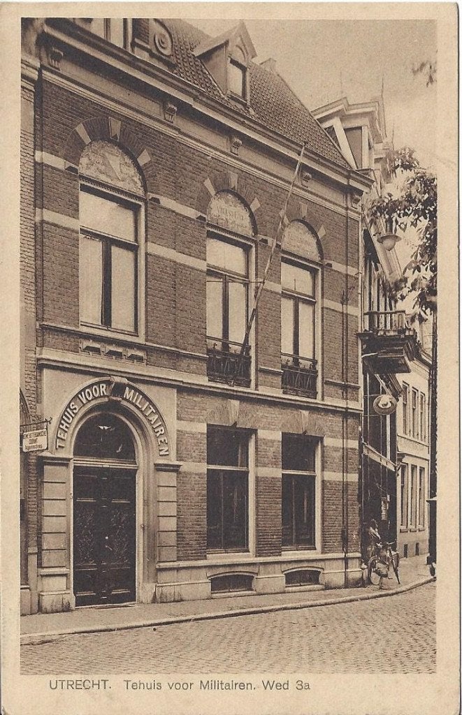 Utrecht, Tehuis voor Militairen. Wed 3a, gelopen 1930, Ophalen of Verzenden, 1920 tot 1940, Gelopen, Utrecht