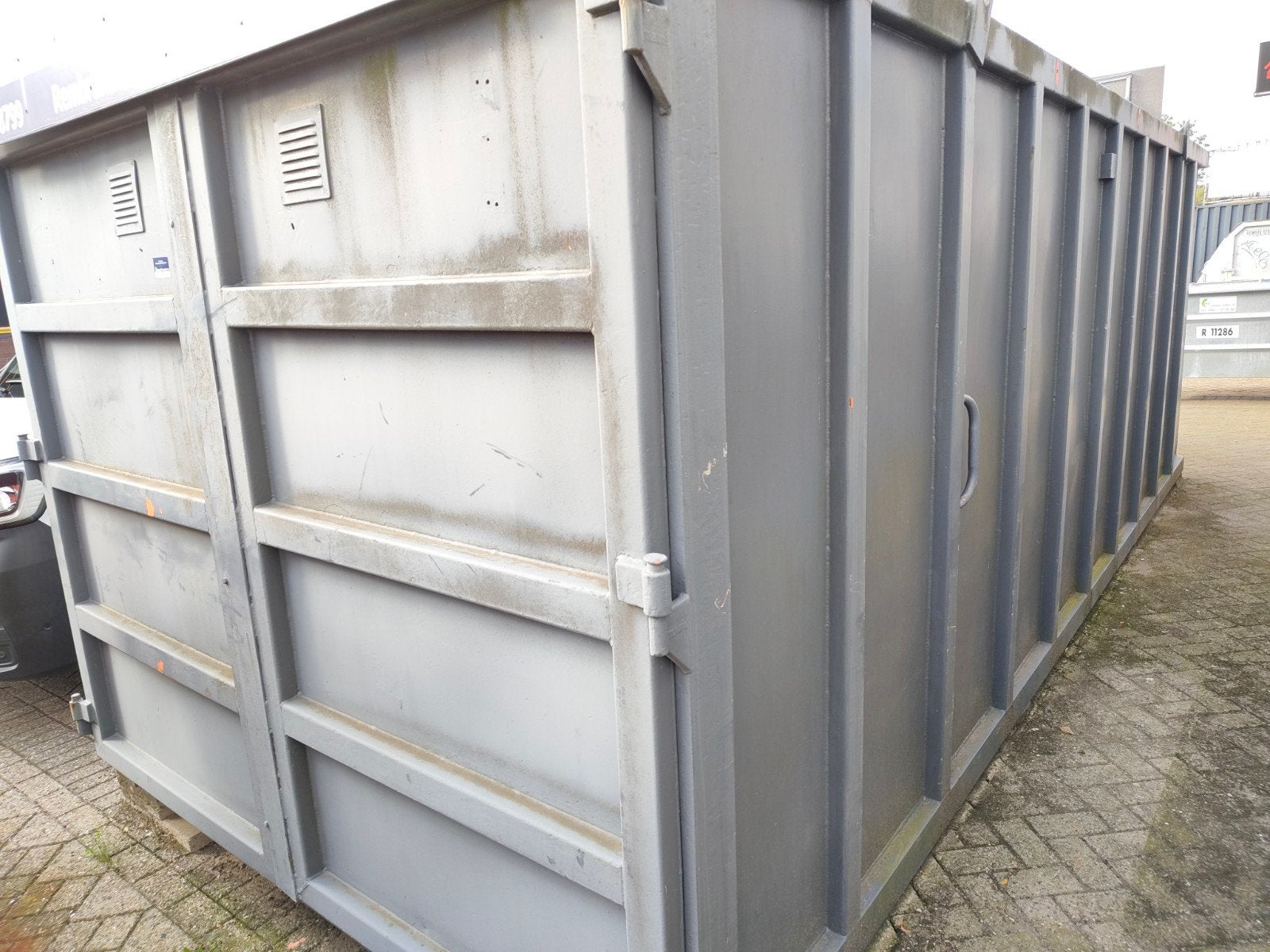 Materiaal container zware kwaliteit 6 meter, € 1100 ex btw, Ophalen