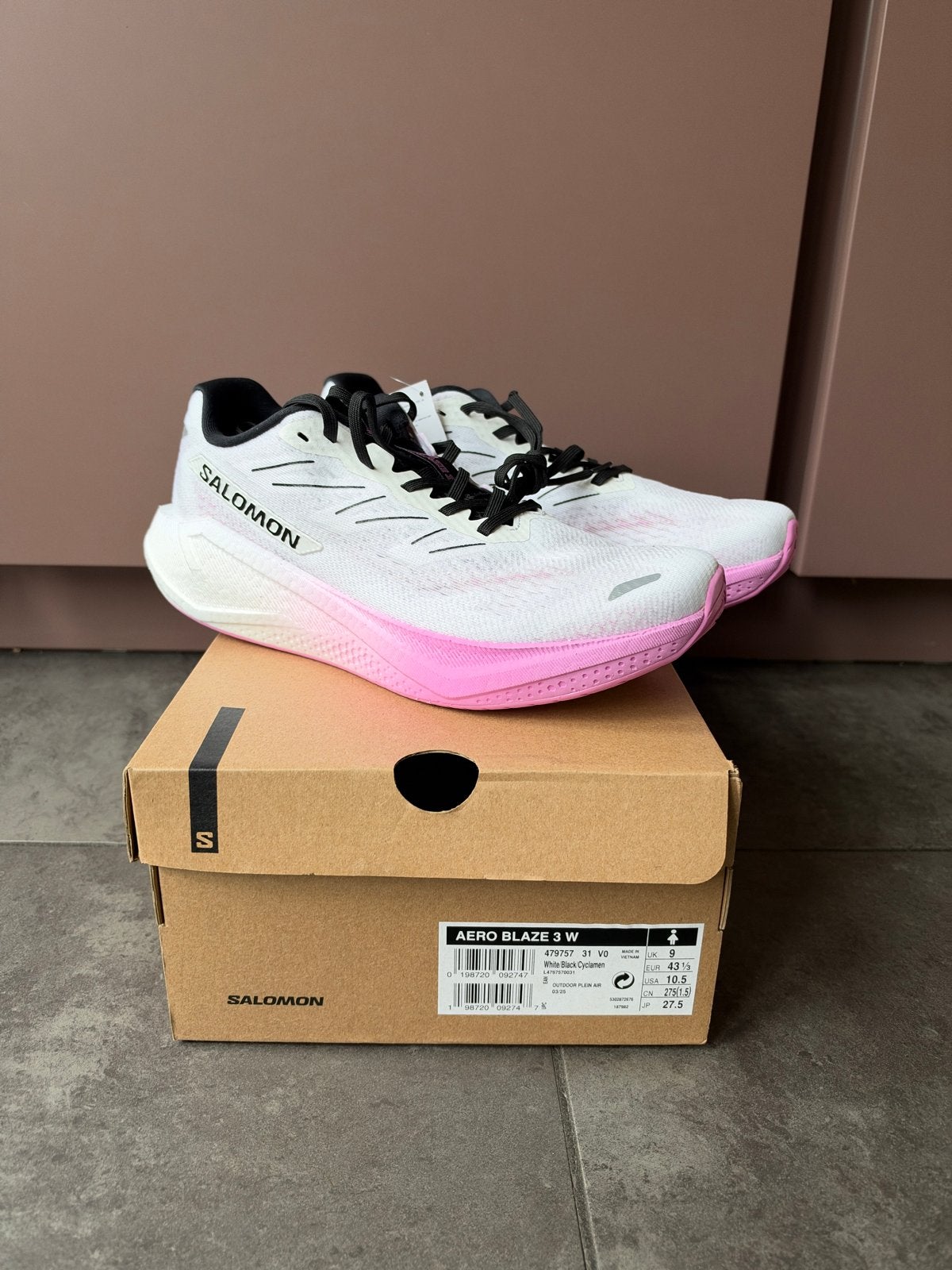 Salomon Aero Blaze 3 W Maat 43 1/3 Hardloopschoenen - Nieuw, Overige merken, Hardloopschoenen, Nieuw, Ophalen of Verzenden