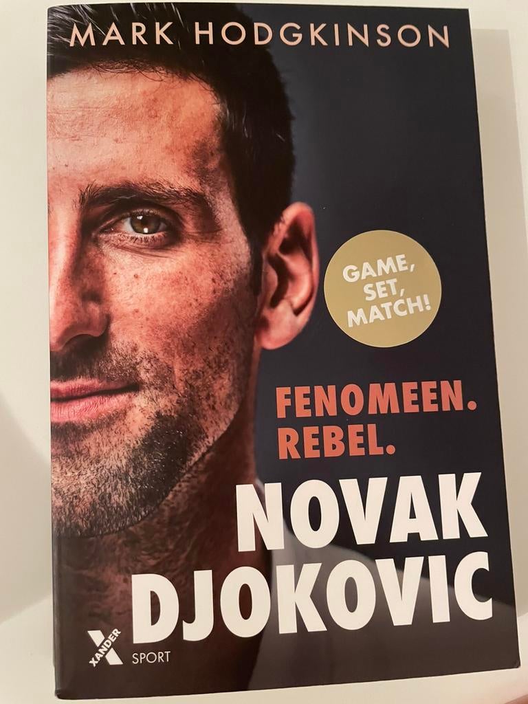 Biografie Novak Djokovic tennis boek, Boeken, Ophalen of Verzenden, Zo goed als nieuw, Sport