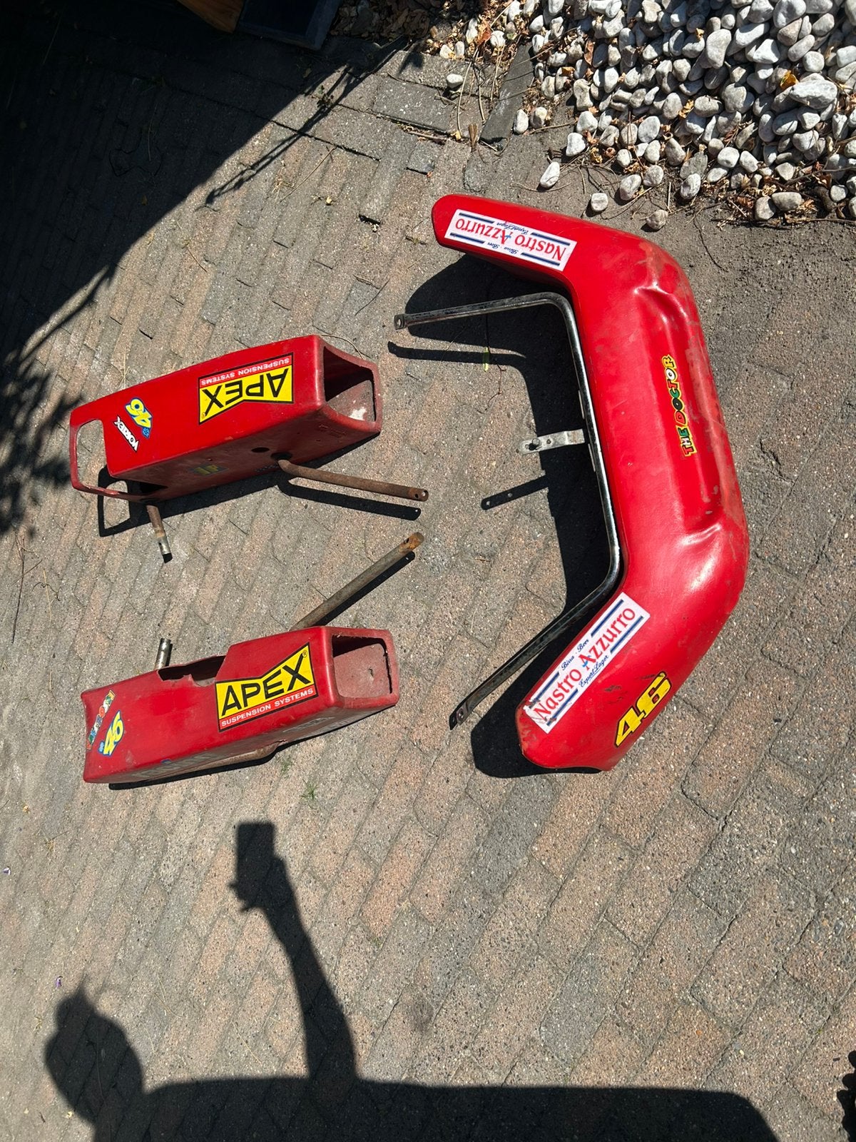 Spoilerset MS kart 125cc Histokart, Sport en Fitness, Karting, Ophalen of Verzenden, Kart