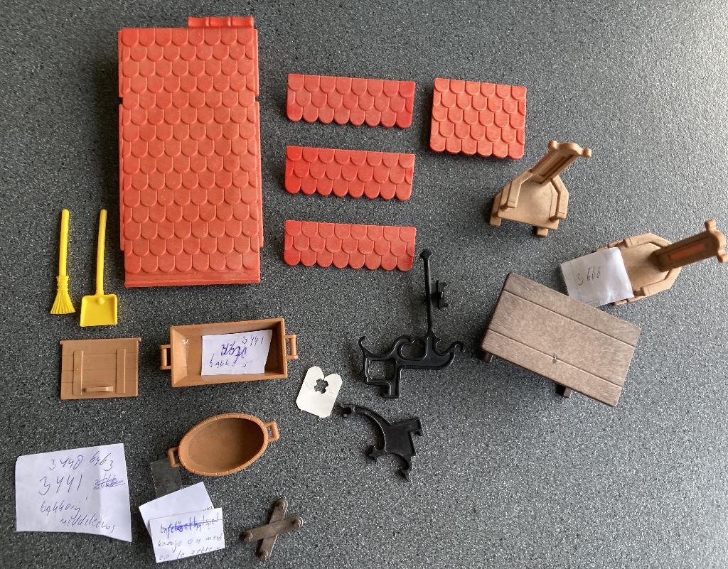 Playmobil onderdelen uit sets Middeleeuw 3441 3448 3666 6463, Ophalen of Verzenden, Zo goed als nieuw